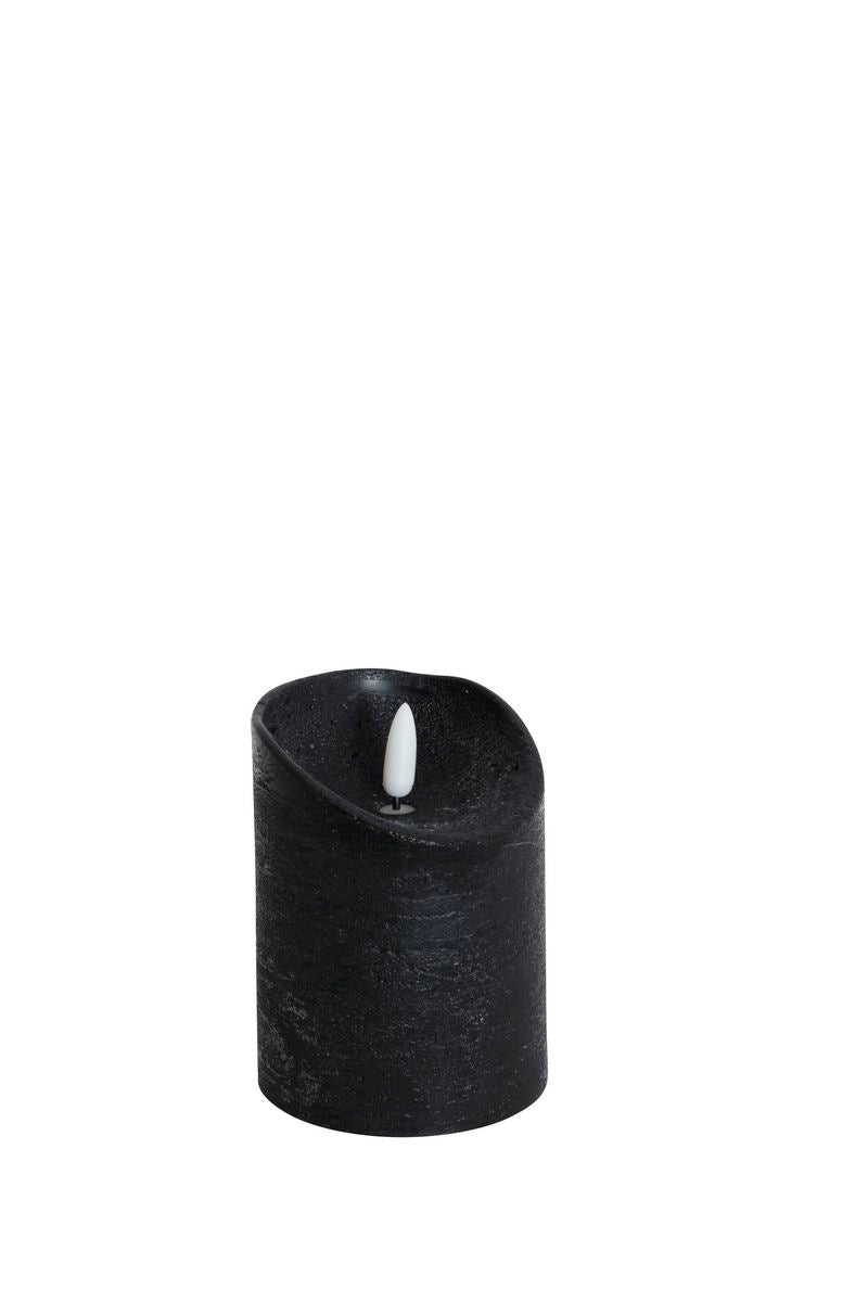 Blockljus LED med flammande låga 10 cm