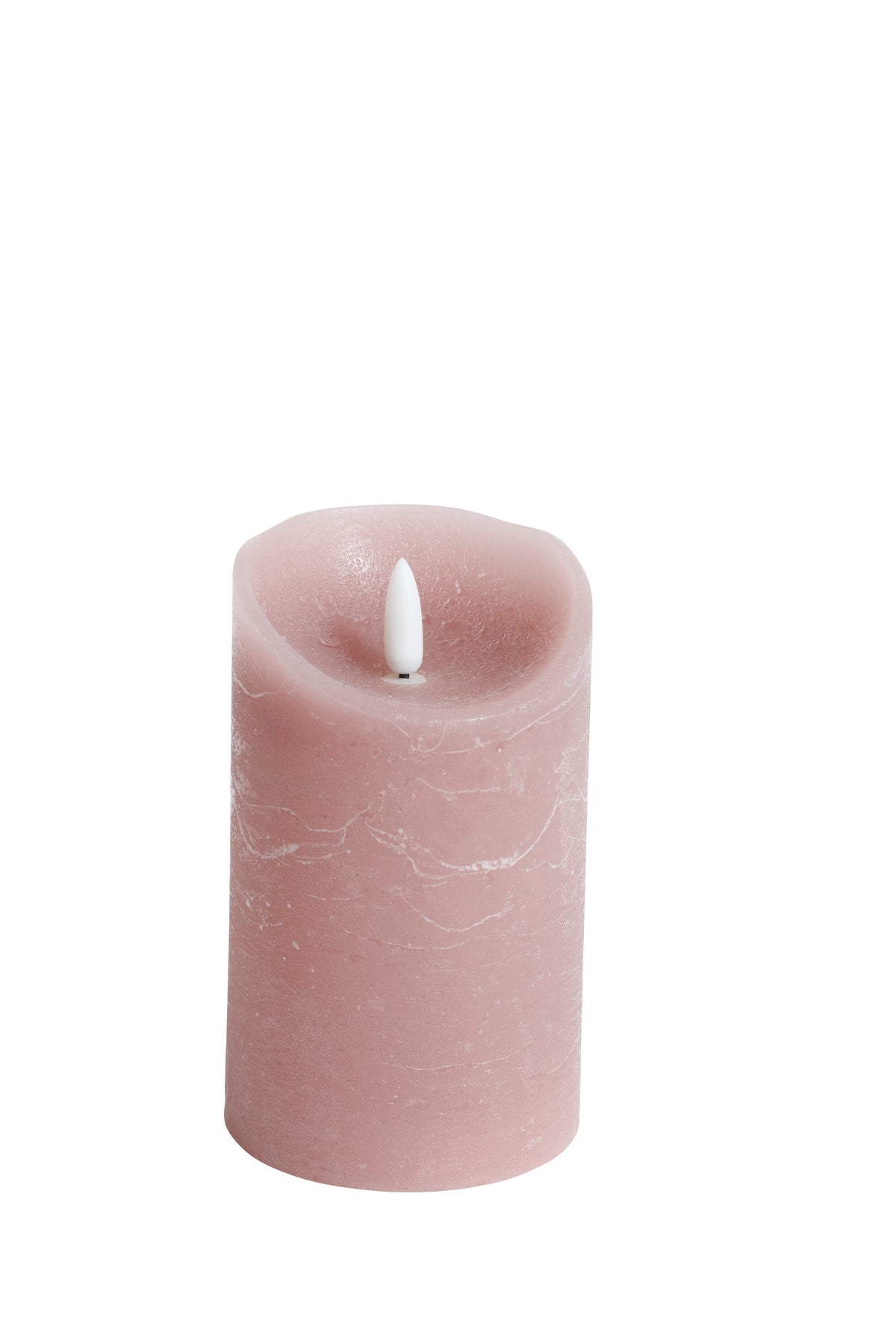 Blockljus LED med flammande låga 12 cm