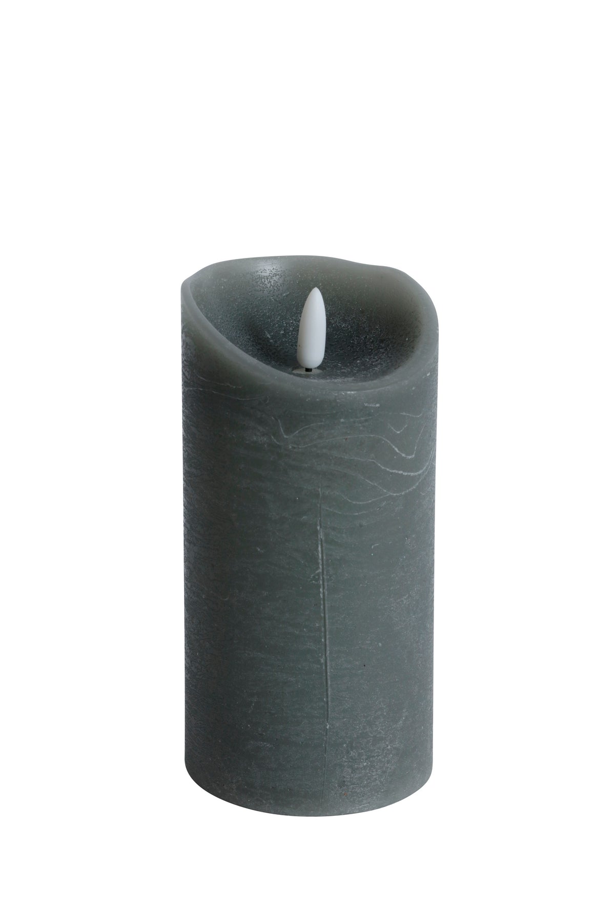 Blockljud LED med flammande låga 15 cm