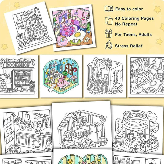 Målarbok Little Corner