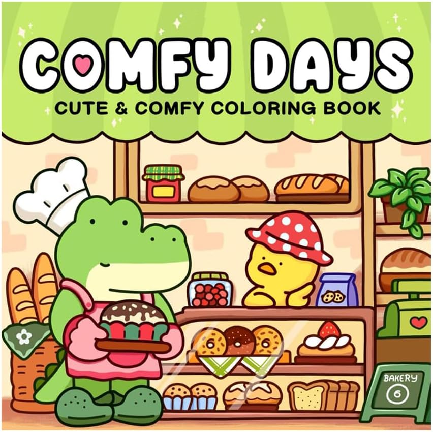 Målarbok Comfy Days